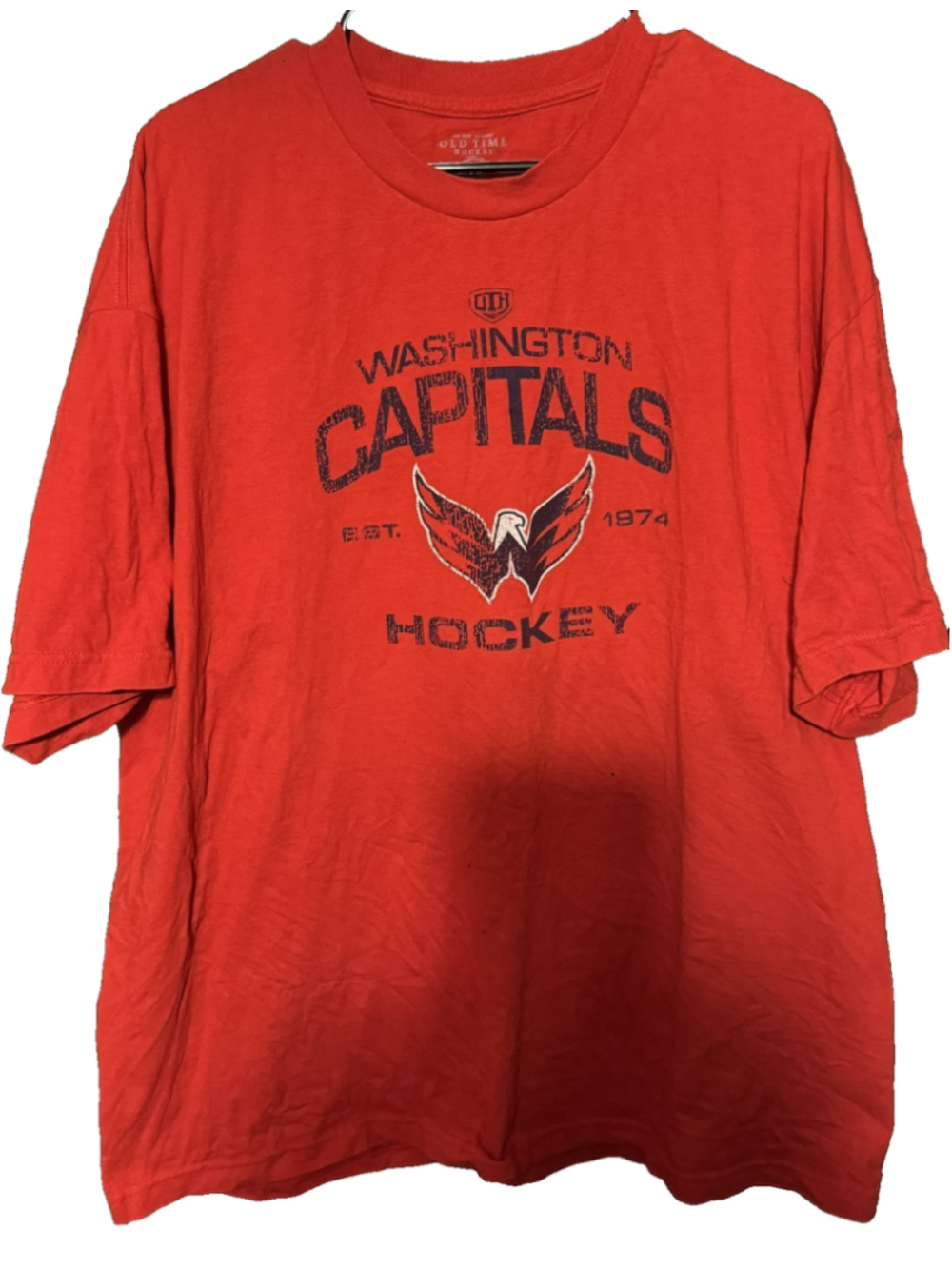 Washington Capitals Old Time Hockey T-Shirt Men’s Size Red XXL